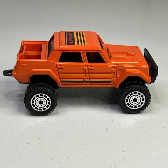 Tootsietoy Vintage 1990 Lambo 002 Heavy Duty Orange Diecast Model Truck - Picture 6 of 10